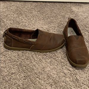 - Bobs Skechers slip on plush shoes